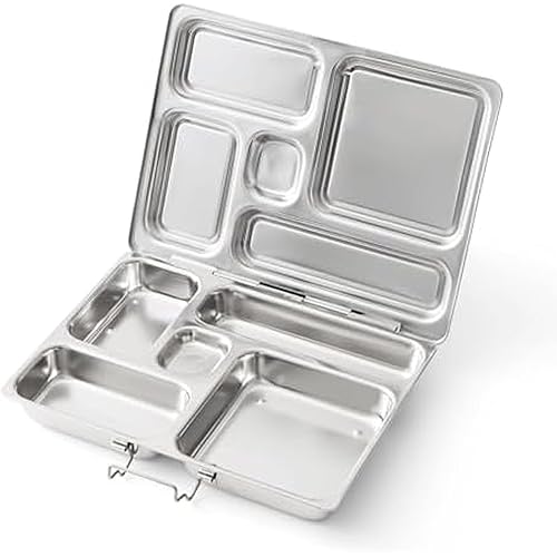 PlanetBox ROVER Classic Stainless Steel Bento Lunch Box with 5 Compartments (P5000N)