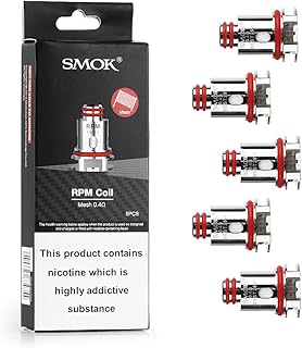SMOK RPM Mesh Coil 0.4 ohm, 5pcs, No Nicotine (Mesh Coil 0.4 Ohm 2022Edition)