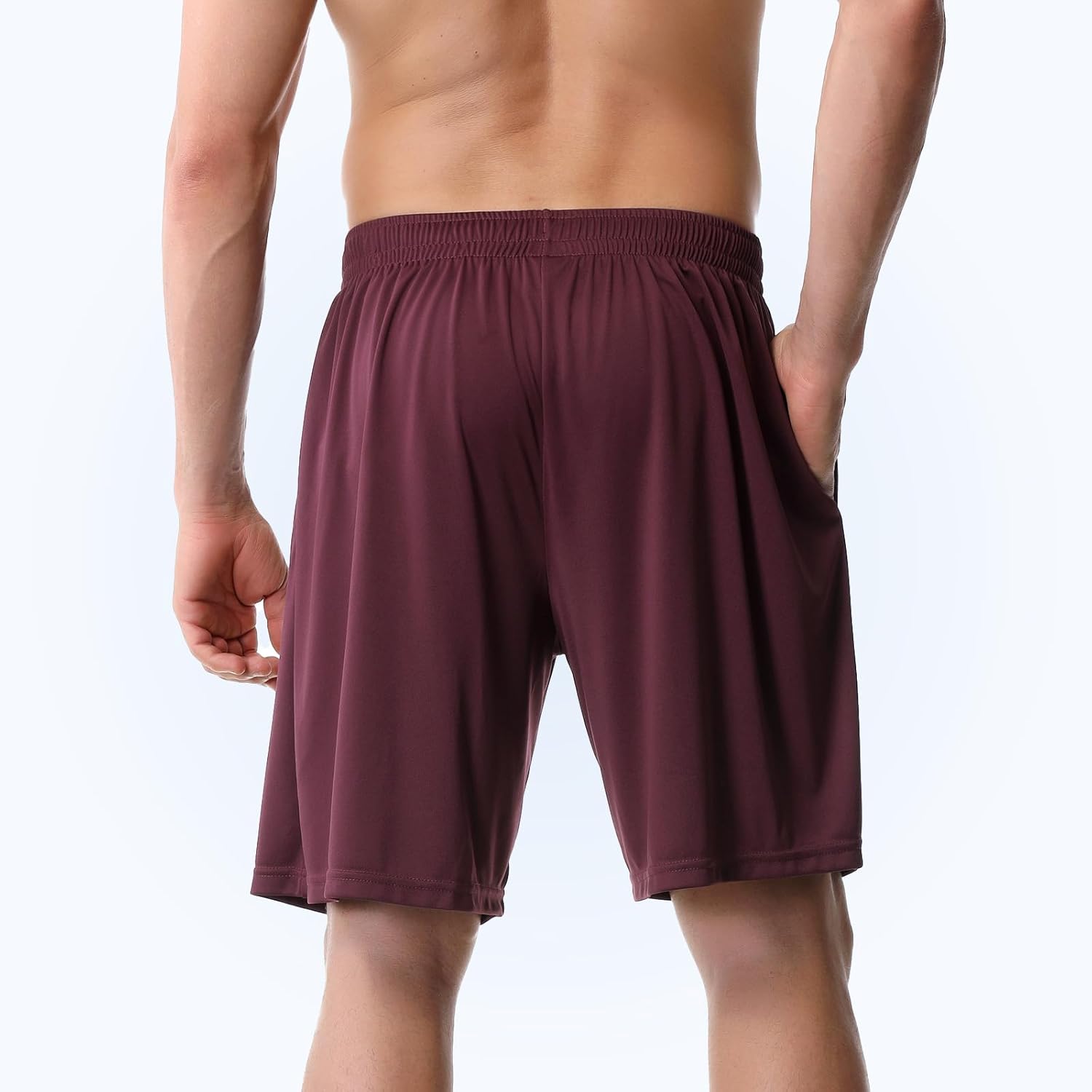 Athletic Gym Shorts for Men - Quick Dry Men's Basketball Shorts with Pockets, Running Workout Activewear - Image 2