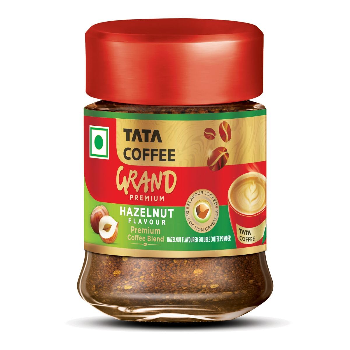 Tata Coffee Grand Premium Hazelnut Flavored Instant Coffee, 24g-image-36