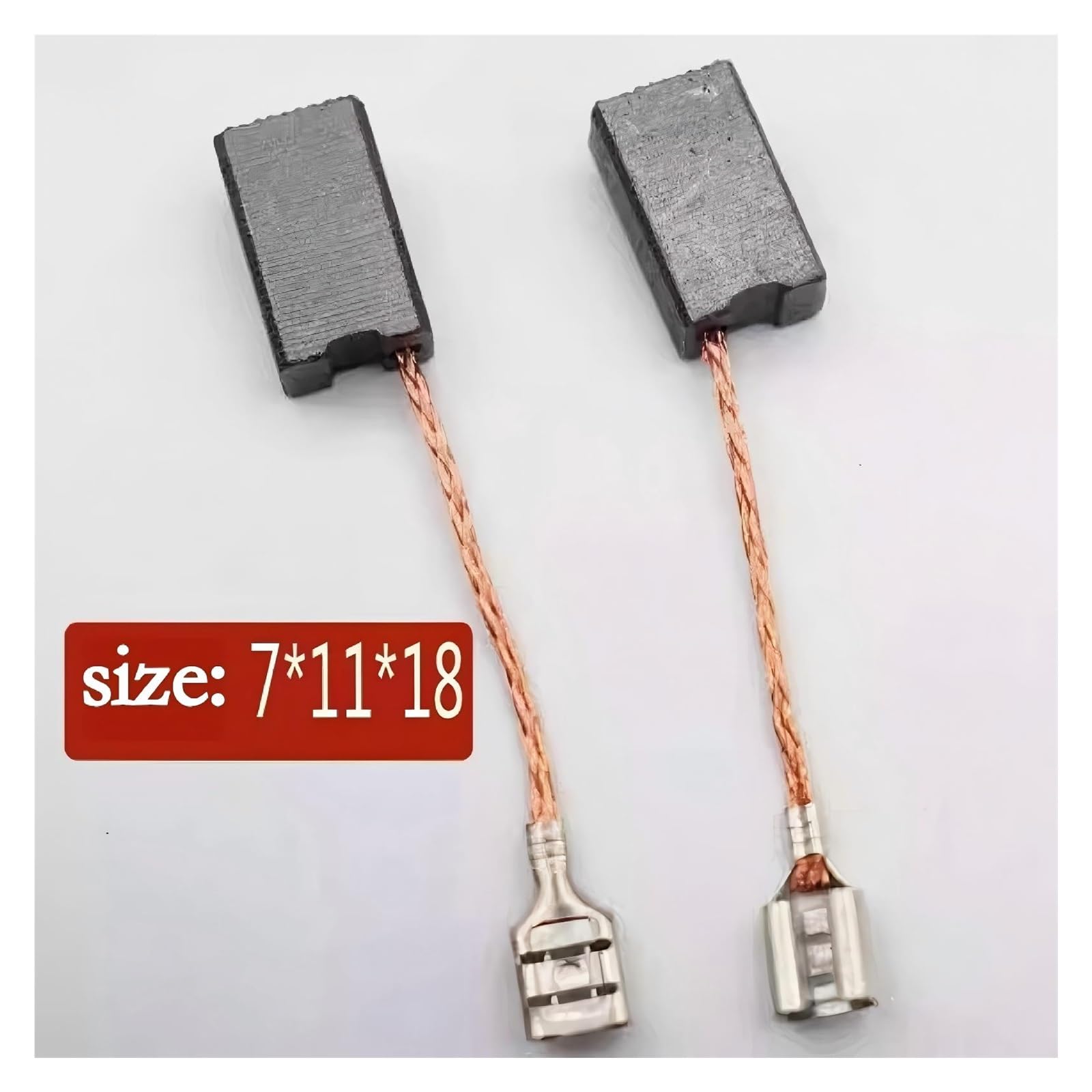 7x11x18mm Szczotki Węglowe 150# Wtyczka Do Szlifierki Kątowej Maszyna Do Cięcia Wiertarka Elektryczna Części Szczotek Do Silnika