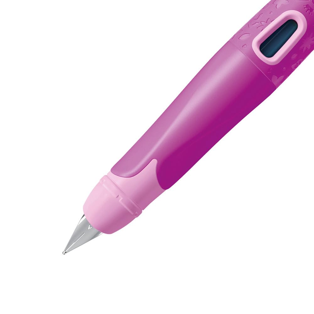 STABILO - EASYbirdy 3D DreamWorld, Stylo Plume Enfant, 1 Stylo Plume, Droitier, Rose