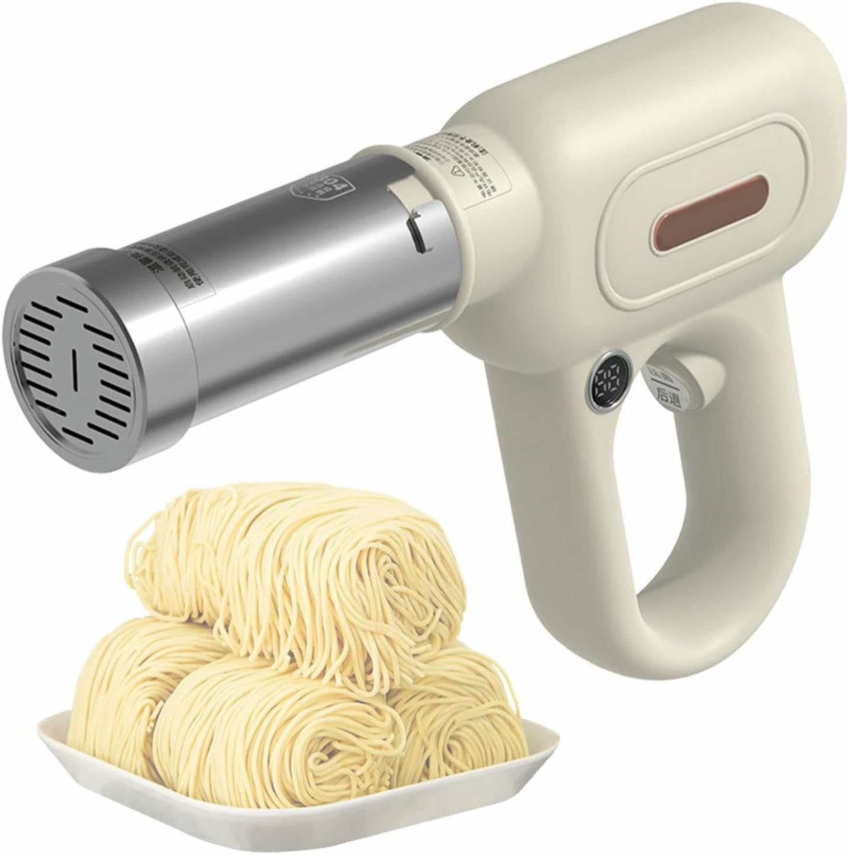 Machine à pâtes faite maison avec moules de façonnage, facile à nettoyer 5 en 1 sans fil pour la cuisine