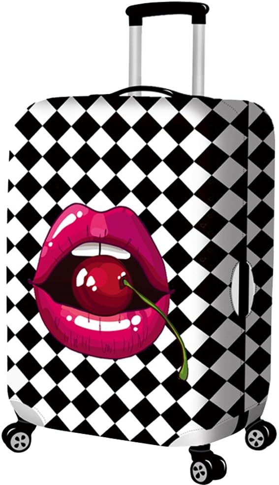 Travel Rolling Luggage Cover Cute 3D Luggage Protector