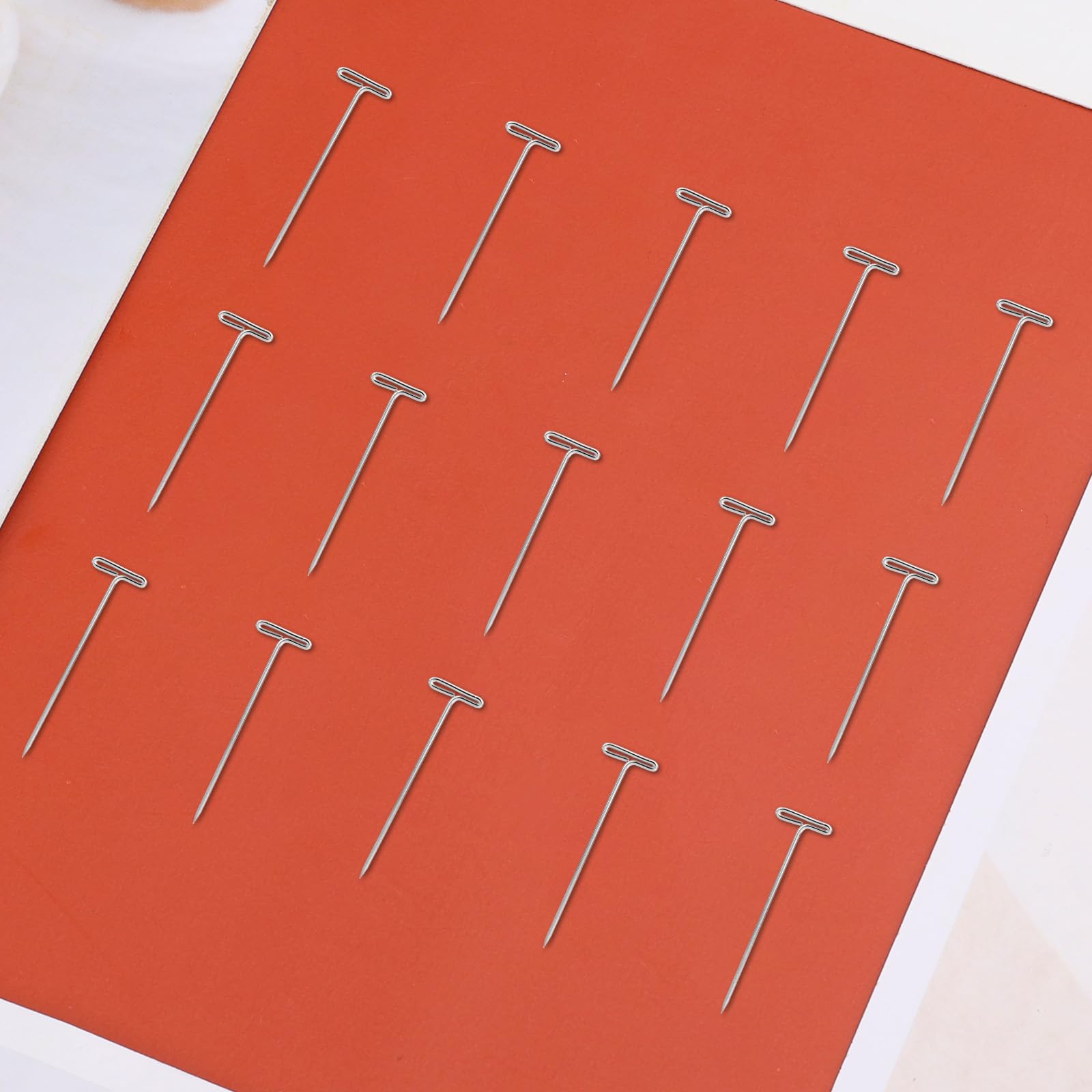 500pcs Wig Pins, 2in Jewelry & Sewing T-Pins Metal T Needle for Jewelry Wig Making Picture Hanging DIY Crafts Supplies - Image 3