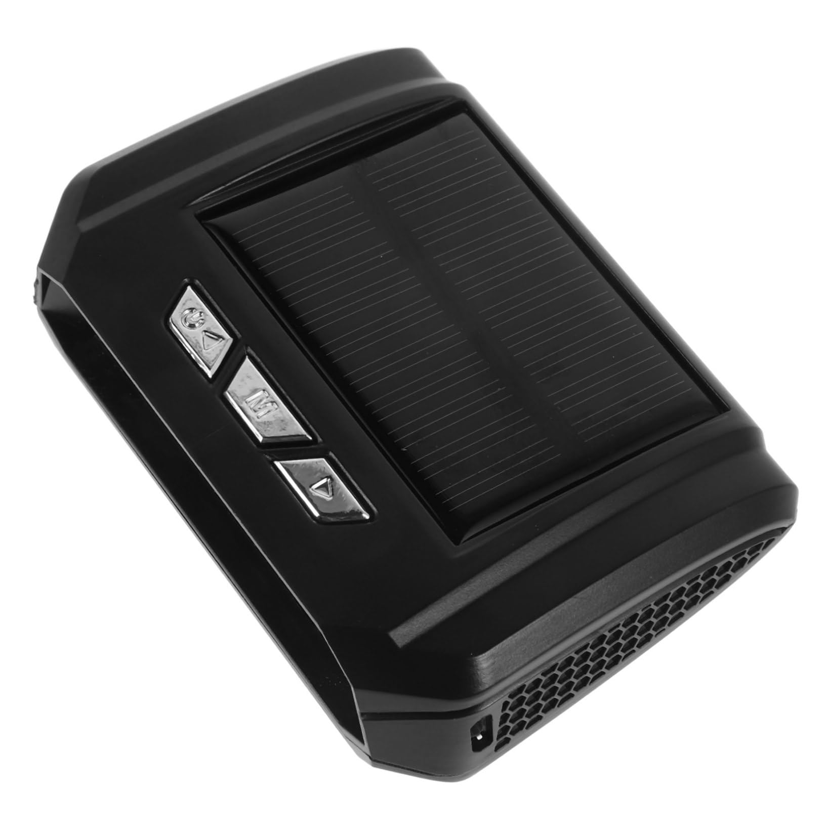Cabilock Reloj Digital Con Pantalla De Temperatura Para Coche 3 Unidades Con Fecha Solar Sencillo Para Salpicadero Multidigital Pequeño Para Camión Abs Color Negro