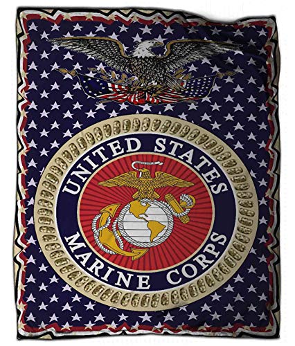 Marines Triple-Layer Throw Blanket
