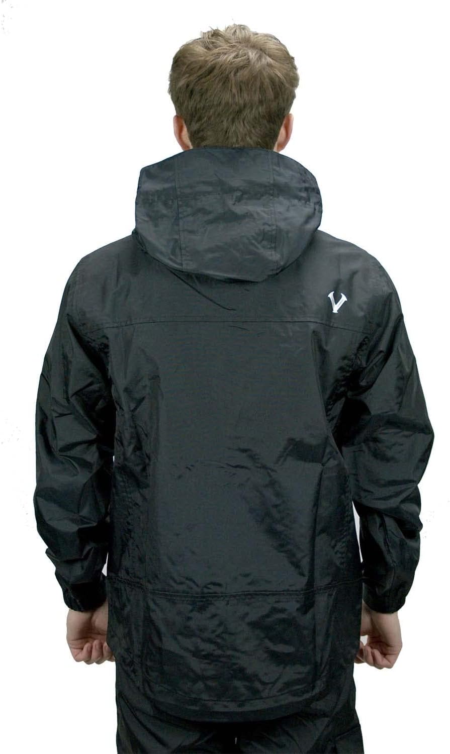 Men's Dark Rain Jacket - Image 3