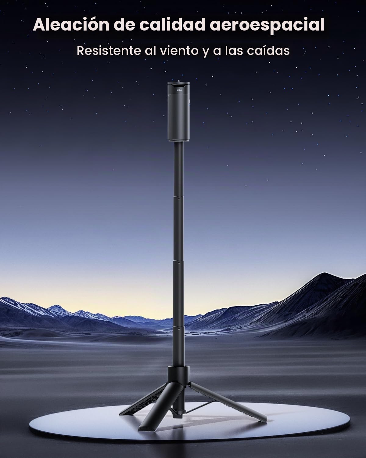 JMGO Proyector Power Bank Trípode para PicoPlay/PicoPlay+/PicoFlix/N1S Nano | Cargador portátil de 20 000 mAh y 65 W con Soporte Ajustable en Altura e inclinación para Exteriores y Viajes