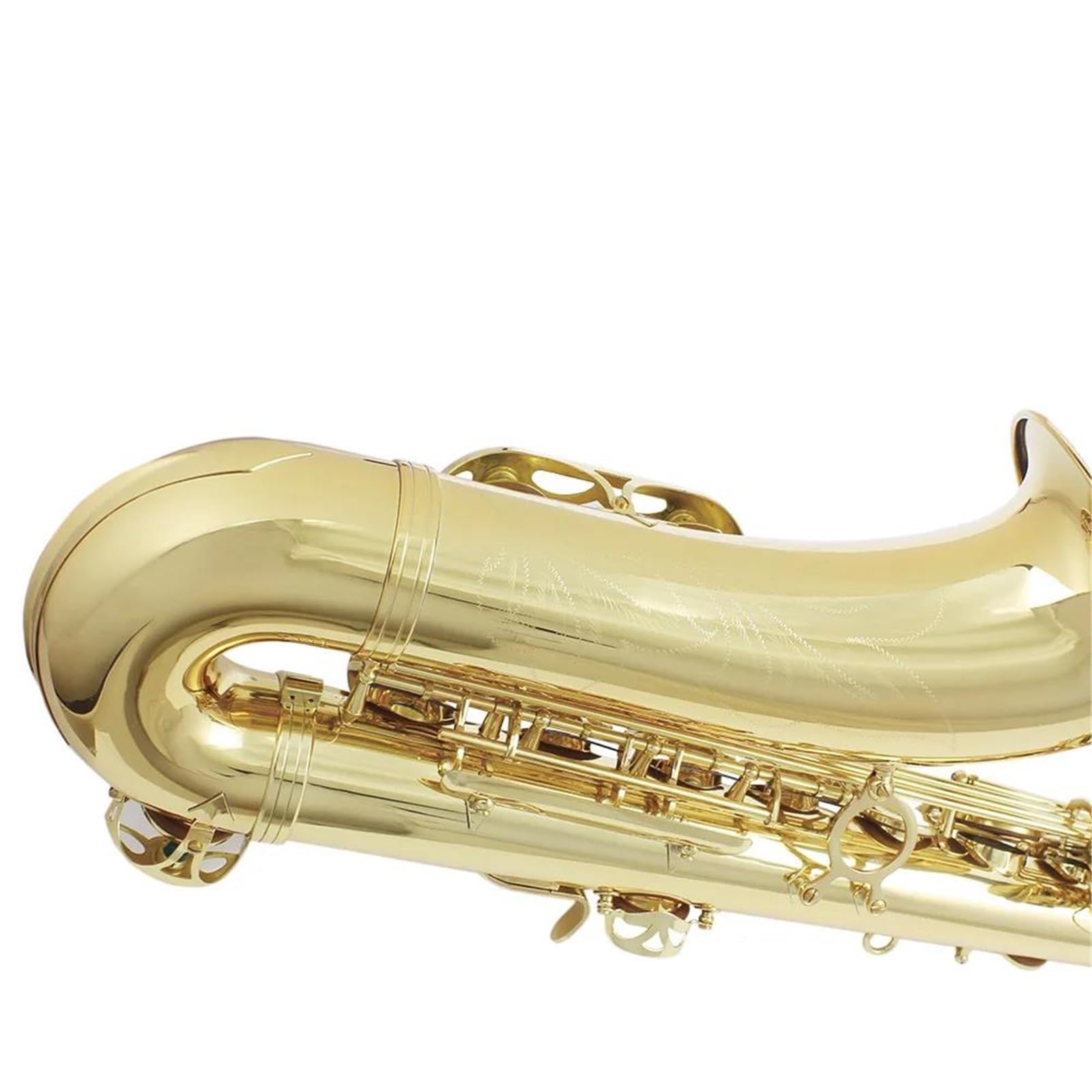 Sassofono professionale Sassofono tenore per adulti e principianti Strumento professionale in ottone Si Bemolle Accessori inclusi