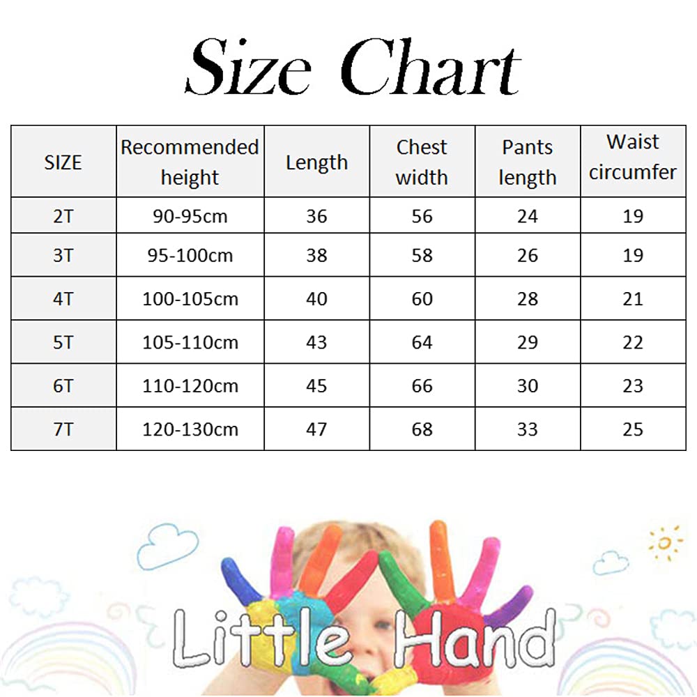 Morbuy Ensemble Enfant Garçon Eté de 2 Pièces, 100% Coton T-Shirt à Manches Courtes + Shorts,avec Mignon Modèle Chemise Tee Pantalons Courts pour Bébé Garçon Filles 1-7Ans