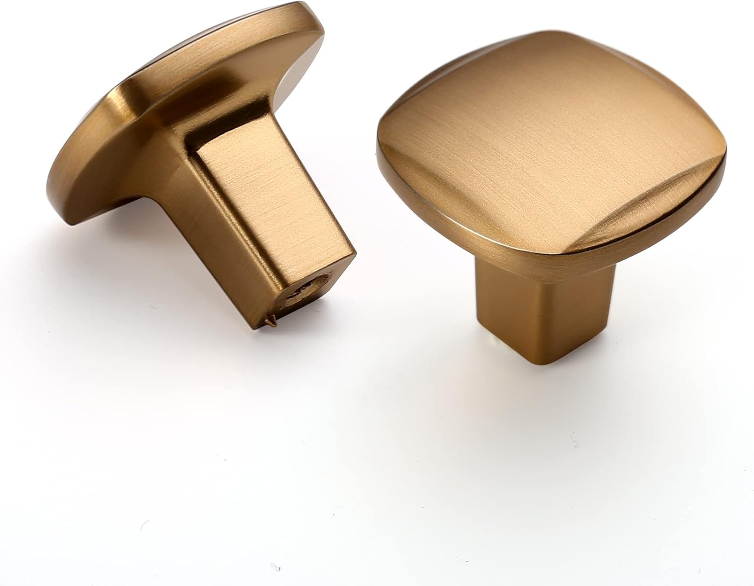 AOOTOCH 10 Pack 1 Inch Champagne Bronze Knobs Kitchen