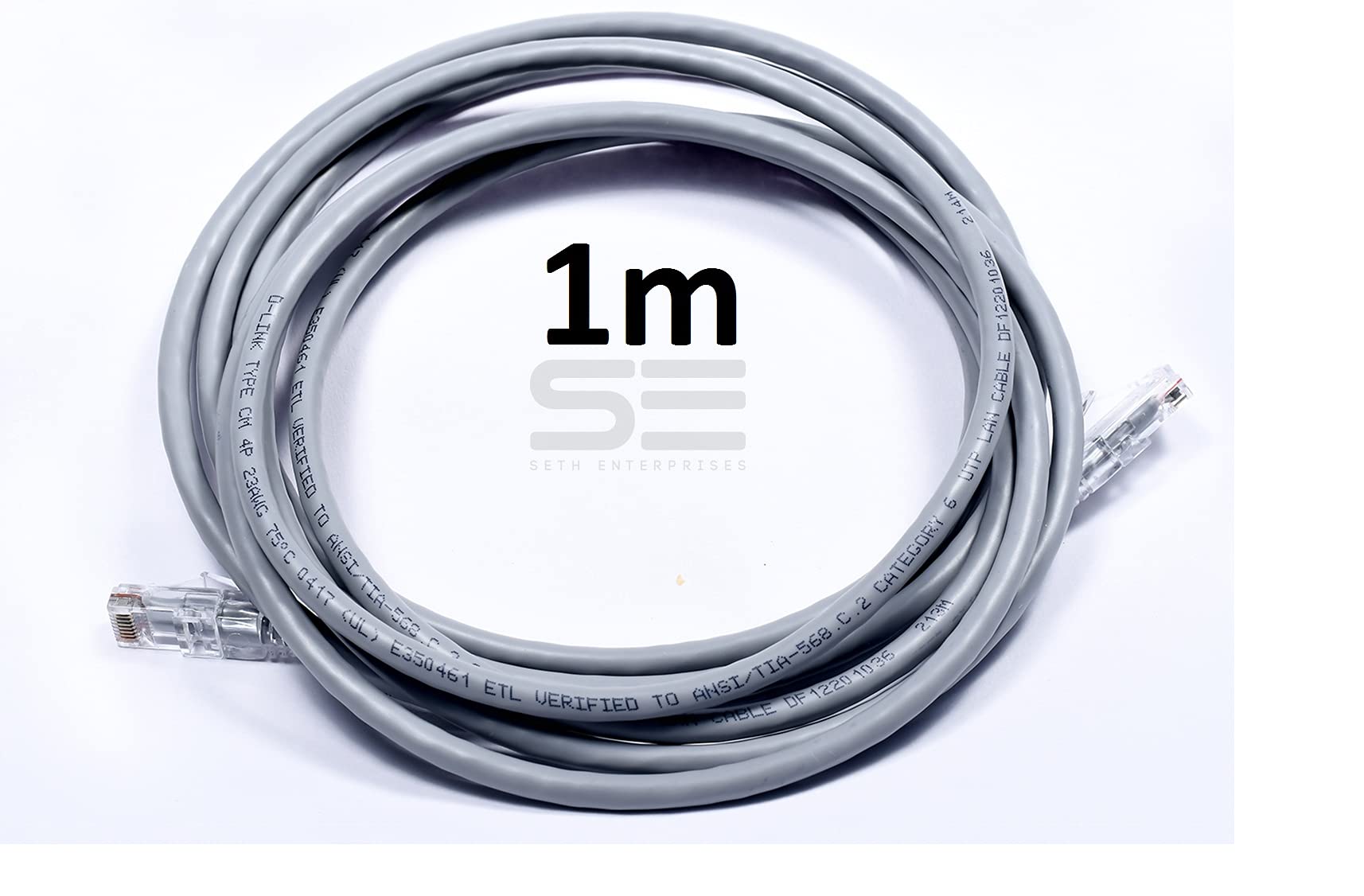 Seth Enterprises (1 Meter) CAT 6 Patch Cable Speed Up to 1Gbps 23AWG/Upto 250Mhz, Bare Copper for Smartphone, Router, Printer (B09P1T9W5Z) Amazon Price History, Amazon Price Tracker