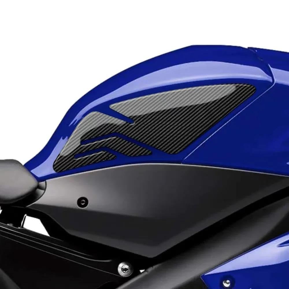 Per Per YZF R6 2017-2024 2018 2019 2020 2021 2022 2023 Adesivi Protettivi Laterali Serbatoio Carburante Moto Protezione Ginocchia HCPAVEXT