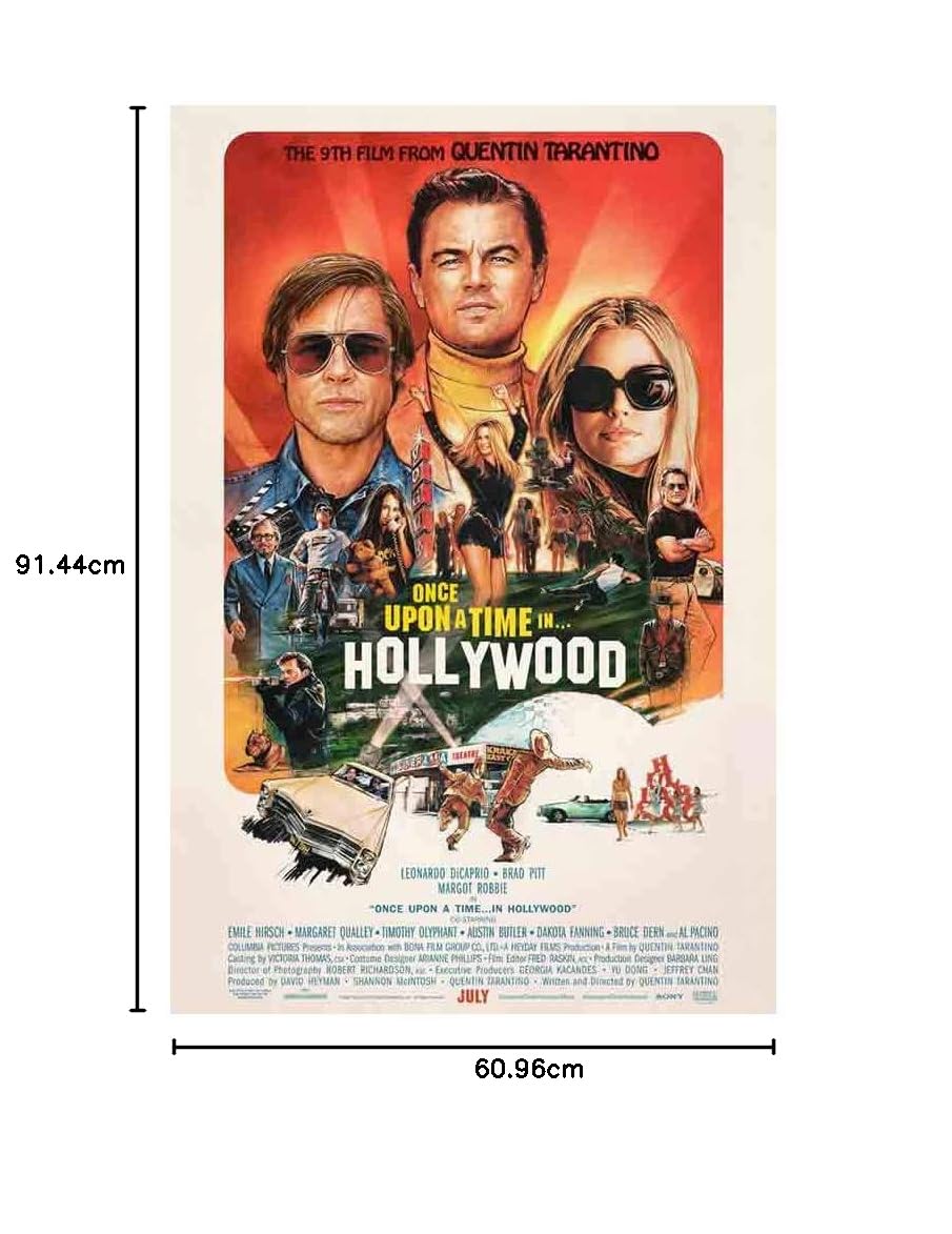 Amazon.co.jp: Once Upon A Time in Hollywood - 映画ポスター
