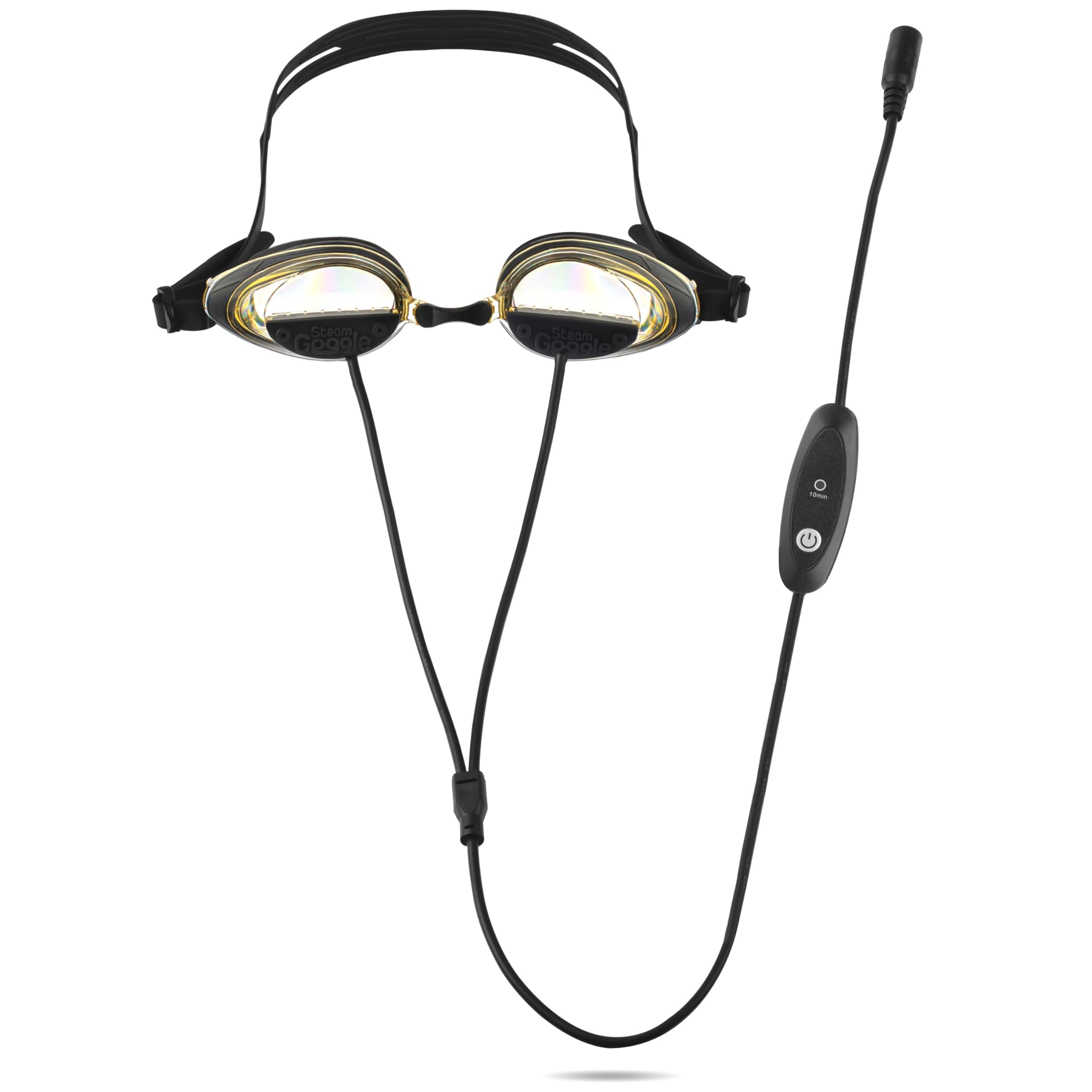 SteamGoggle-Powerful New Dry Eye/Stye Treatment, View Phone/TV During Moist Heat Treatment, Effectively Unclogs Oil Glands for Relief from MGD/Blepharitis/Styes/Chalazions/Irritated Eyes