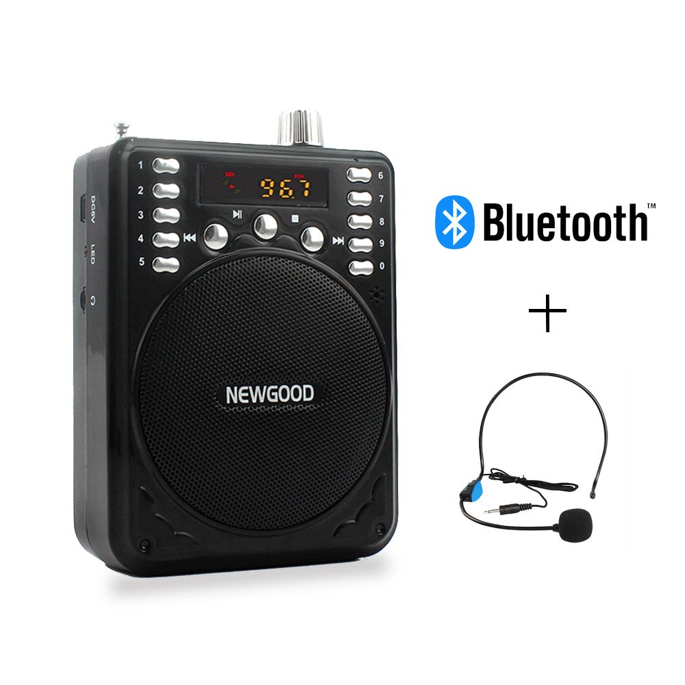 Buy NEWGOOD Stereo Bluetooth Voice Amplifier with Wired Headset