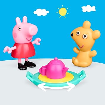 مجموعة غرفة نوم Peppa Pig Peppa مع شخصية واحدة و7 ملحقات، تعمل مع مجموعة ألعاب Peppa's Big Family House، ألعاب ما قبل المدرسة للفتيات والفتيان 3+