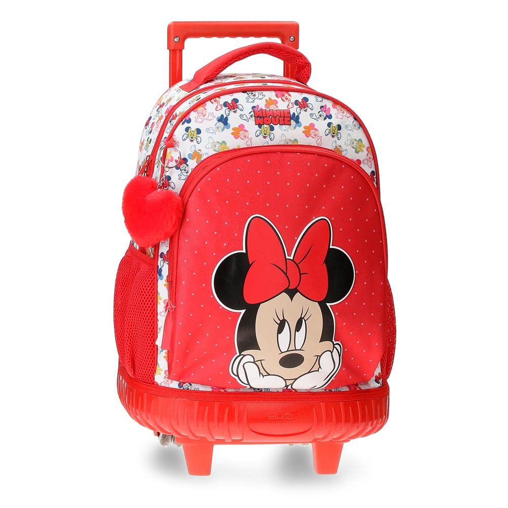 Disney Minnie Diva Mochila Compact 2 Ruedas Multicolor 32x45x21 cms Poliéster 28,9L