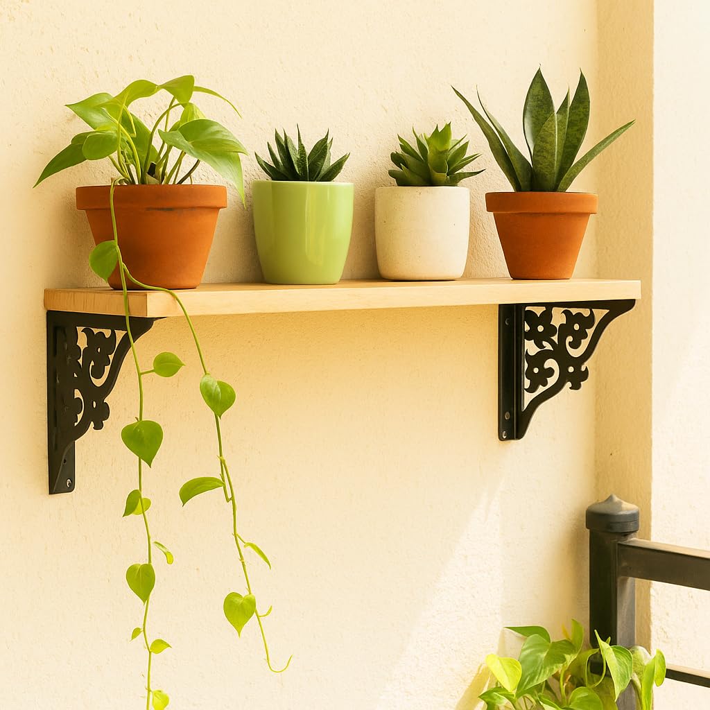 White Wooden Pooja Temple Shelf - Wall Mountable -1 White Wooden Pooja Temple Shelf - Wall Mountable -1