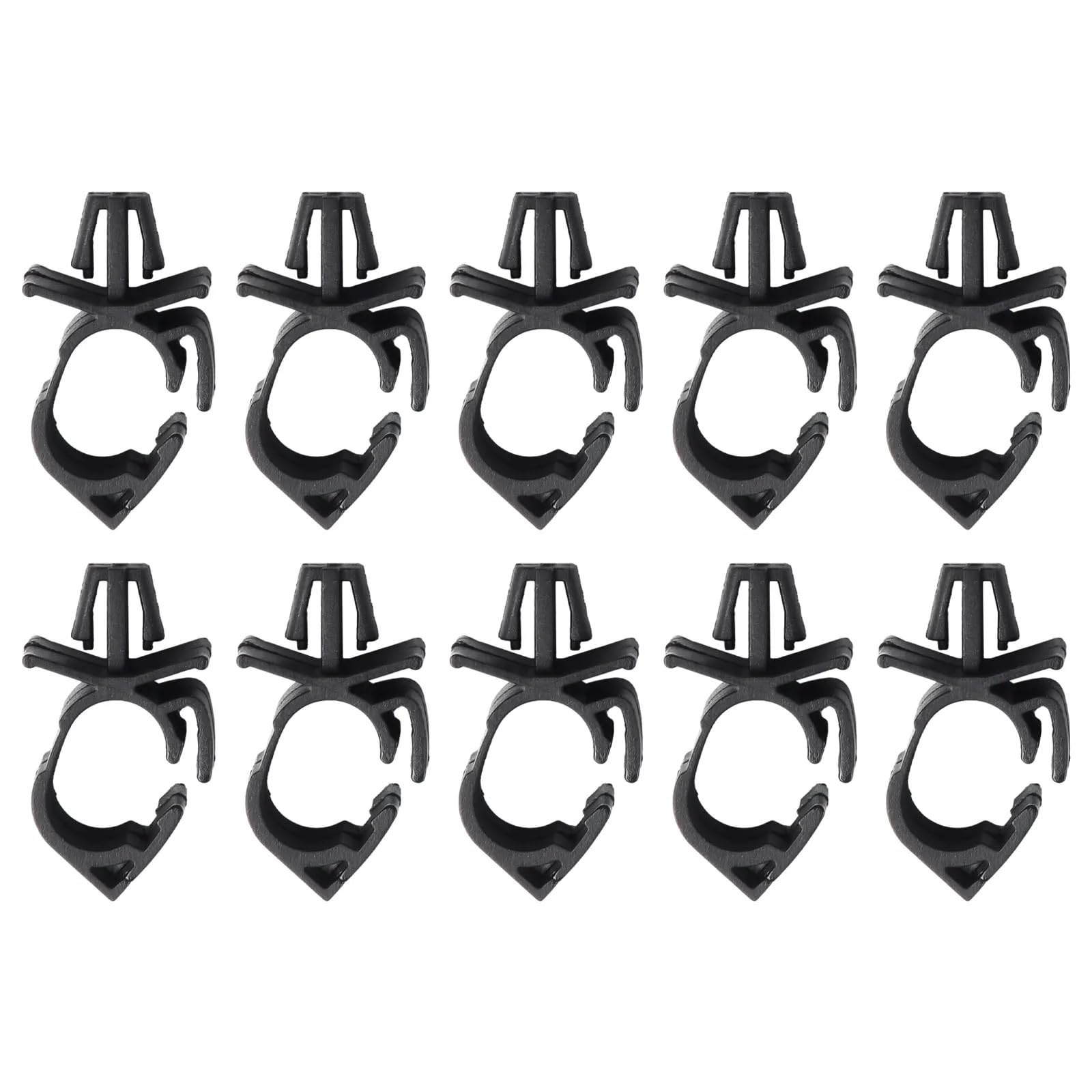 YTQMoreBNZ 10 Car Wiring Harness Fastener Lock Wire Cable Hose Clips Tie Wrap Holder For Fixed Clips Automatic Route Clamp
