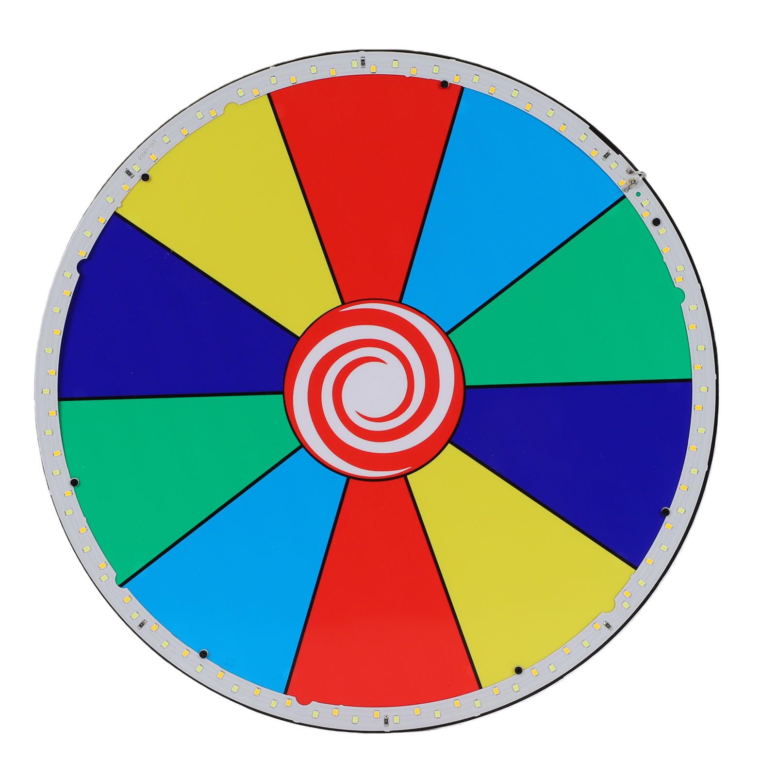 Ruota per Premi con Supporto, 10 Slot, Gioco da Tavolo da 31 cm.