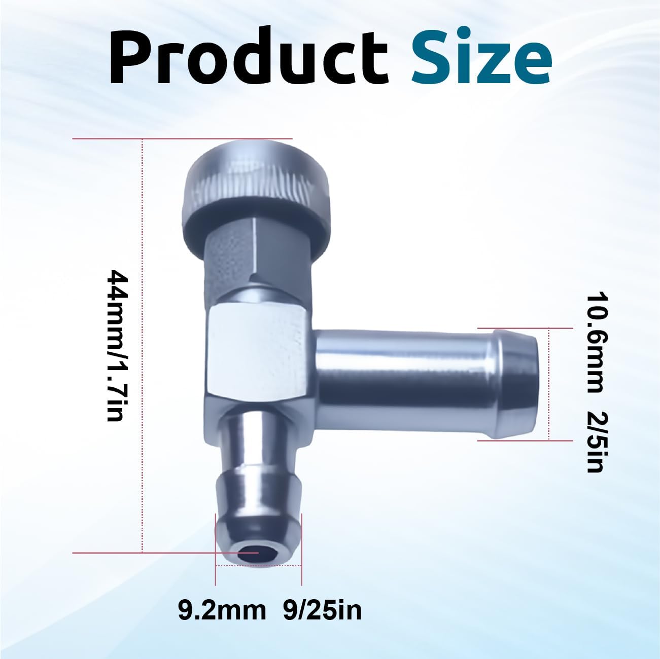 33/64" GX240 Fuel Hose Filter Gas Tank Shut-Off Valve Grommet Bushing 3000 5000 6250 for Watts Craftsman for Coleman Powermate Maxa Generac for Honda GX240 Generator Snapper Snowblower Snow Thrower