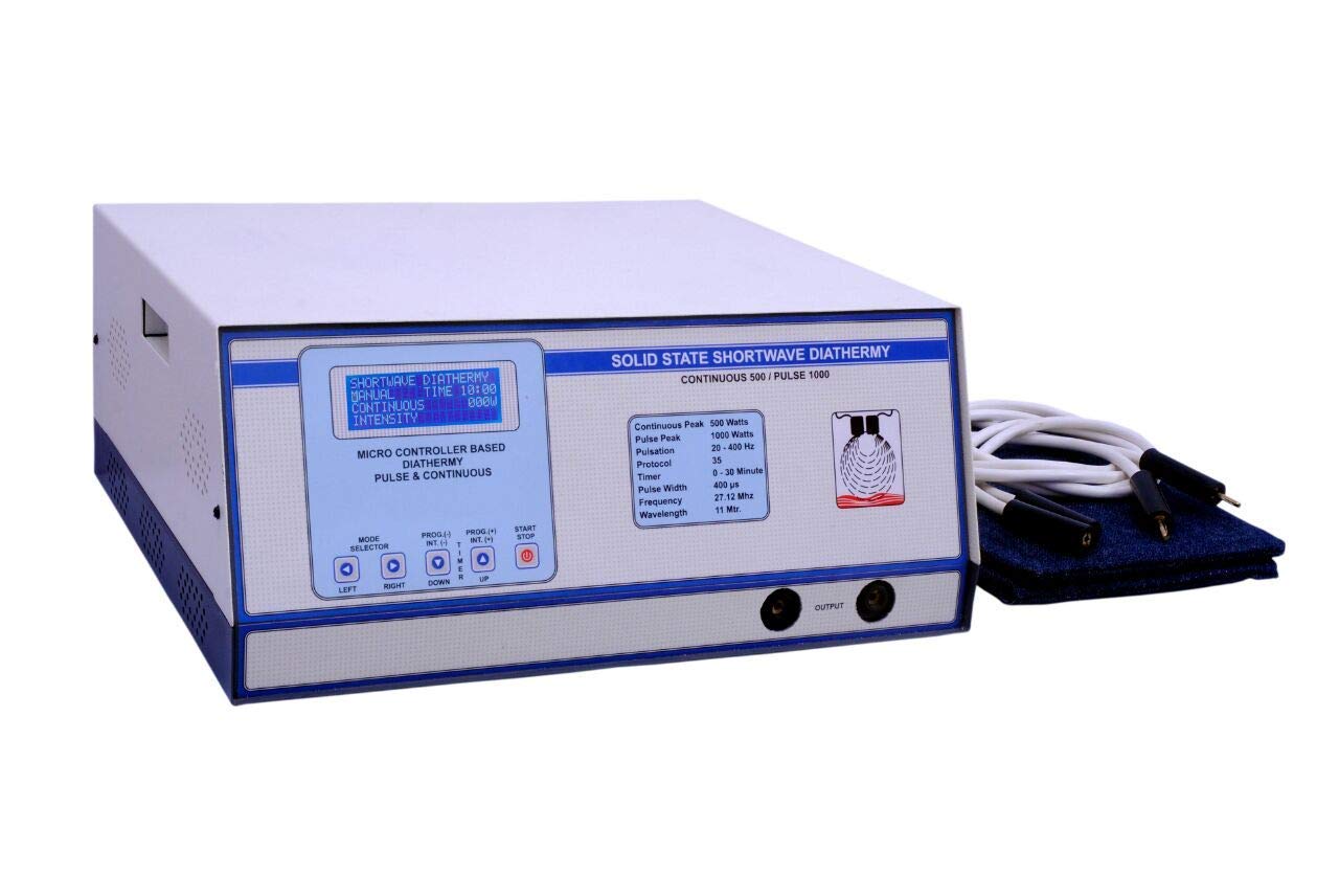 500W Solid State Shortwave Diathermy Machine (SWD) – Professional High Frequency Deep Tissue Heat Therapy Unit – Valve Free Advanced Physiotherapy Equipment for Chronic Pain, Arthritis & Muscle Recovery-image-26