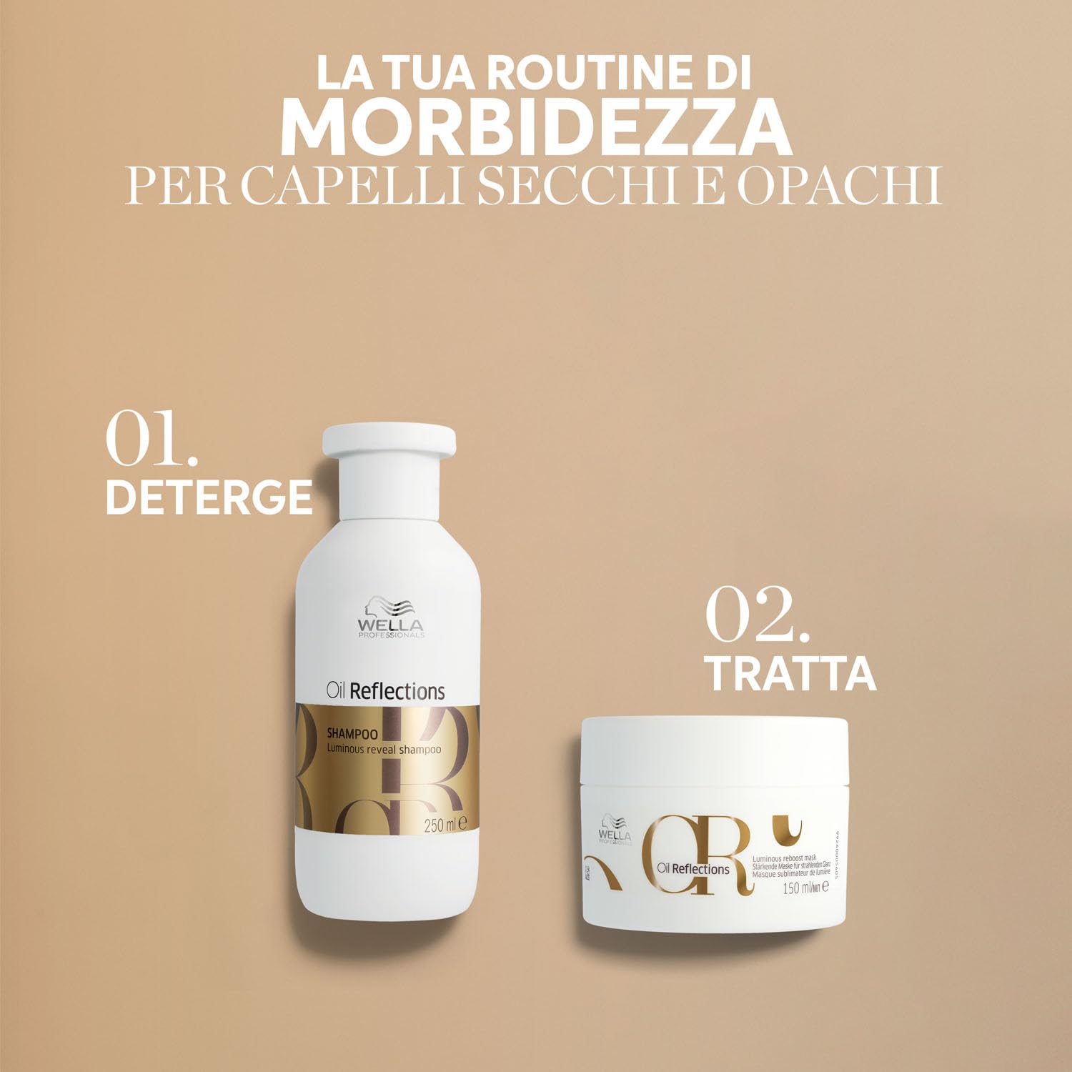 Wella Professionals OIL REFLECTIONS Luminous Reveal Shampoo - Shampoo Idratante e Detergente - Per morbidezza e lucentezza a lunga durata