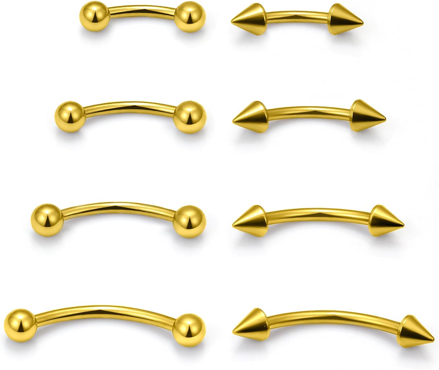 Eyebrow Piercing Jewelry Surgical Steel Curved Barbell Tiny Eyebrow Ring Vertical Labret Lip Jewelry Ear Rook Navel Small Belly Button Ring for Women Men 20g 16g 6mm/8mm/10mm/12mm Eyebrow Piercing Jewelry Surgical Steel Curved Barbell Tiny Eyebrow Ring Vertical Labret Lip Jewelry Ear Rook Navel Small Belly Button Ring for Women Men 20g 16g 6mm/8mm/10mm/12mm
