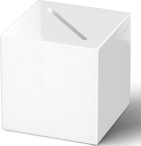 Tarjetero, elegante caja de tarjetas blanca para bodas, baby shower, cumpleaños y decoraciones de fiesta de graduación