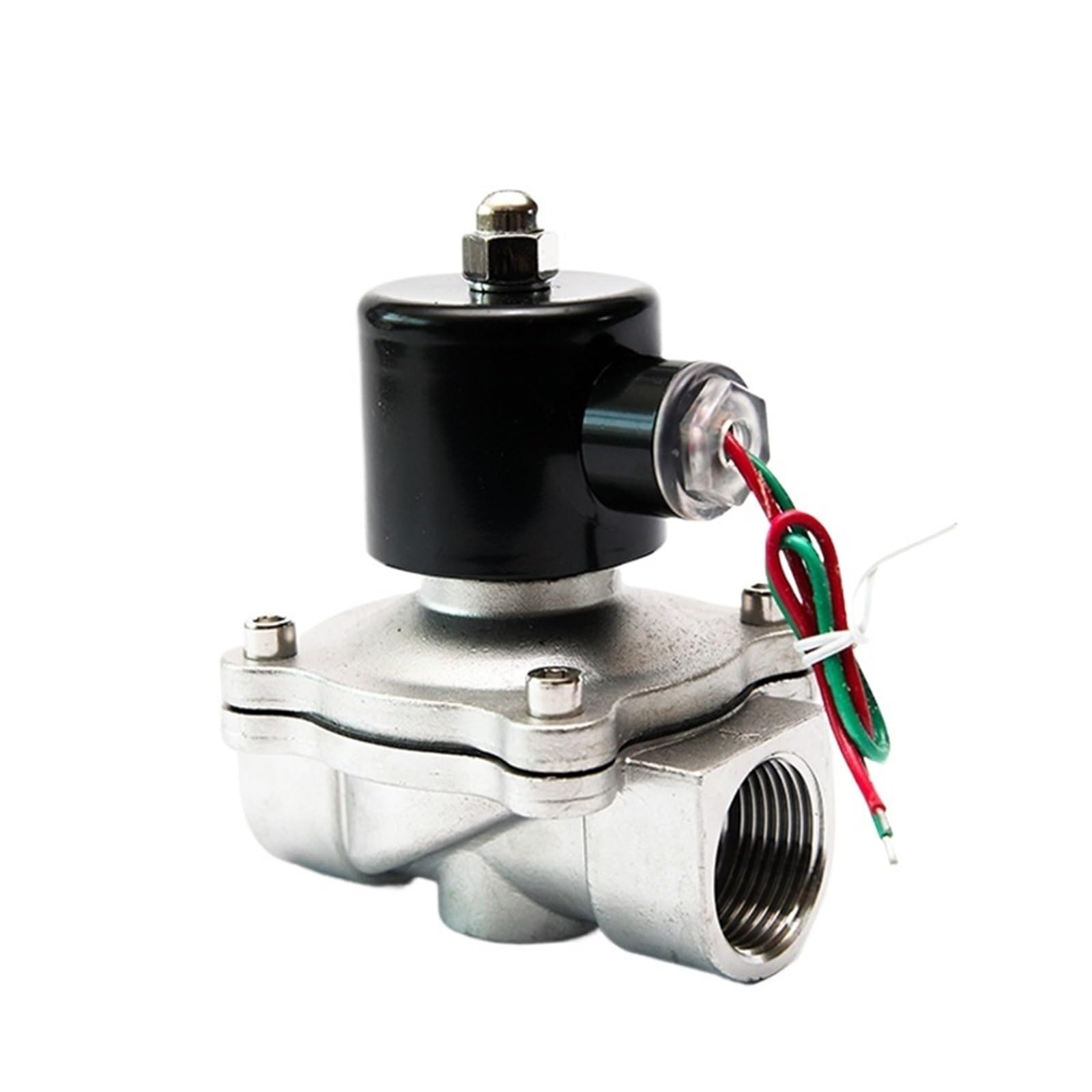 1 cal 24 V 2W250-250-25 (NPT,12VDC) elektryczny zawór elektromagnetyczny ze stali nierdzewnej