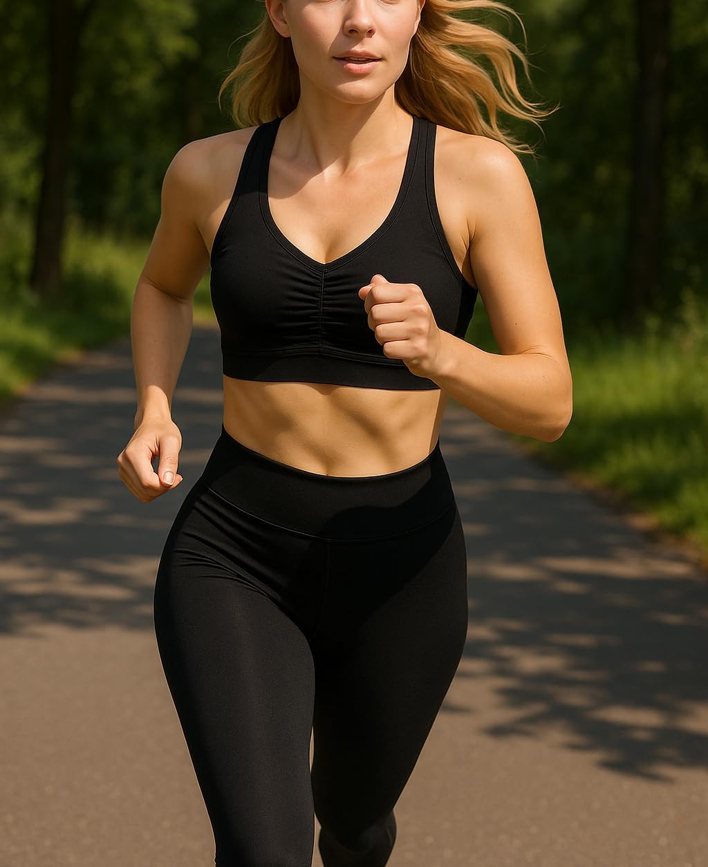 Sexy Basics Women's Cotton Spandex Racer Back Bra | 4 Way Stretch Pullover Workout Sport Bras (Multi-Pack) - Image 5