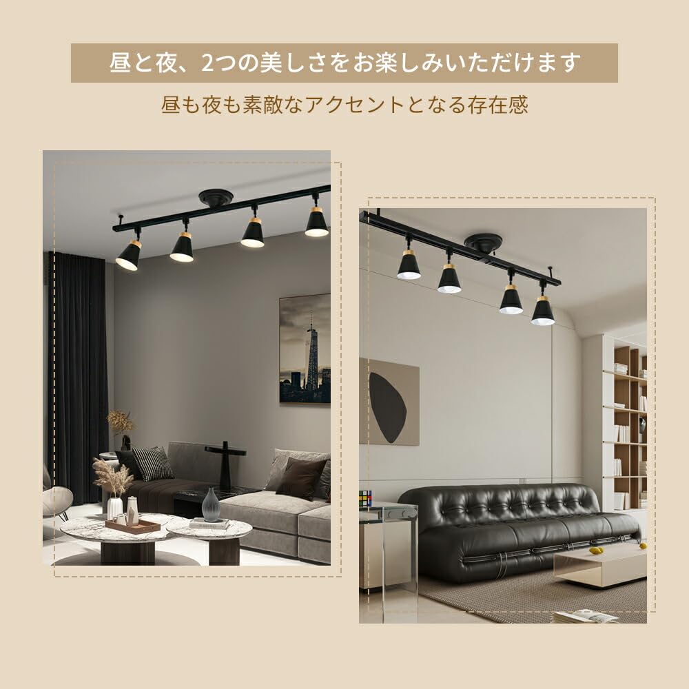 Amazon.co.jp : Luxour スポットライト 照明器具 E26口金 60W形 ダクト