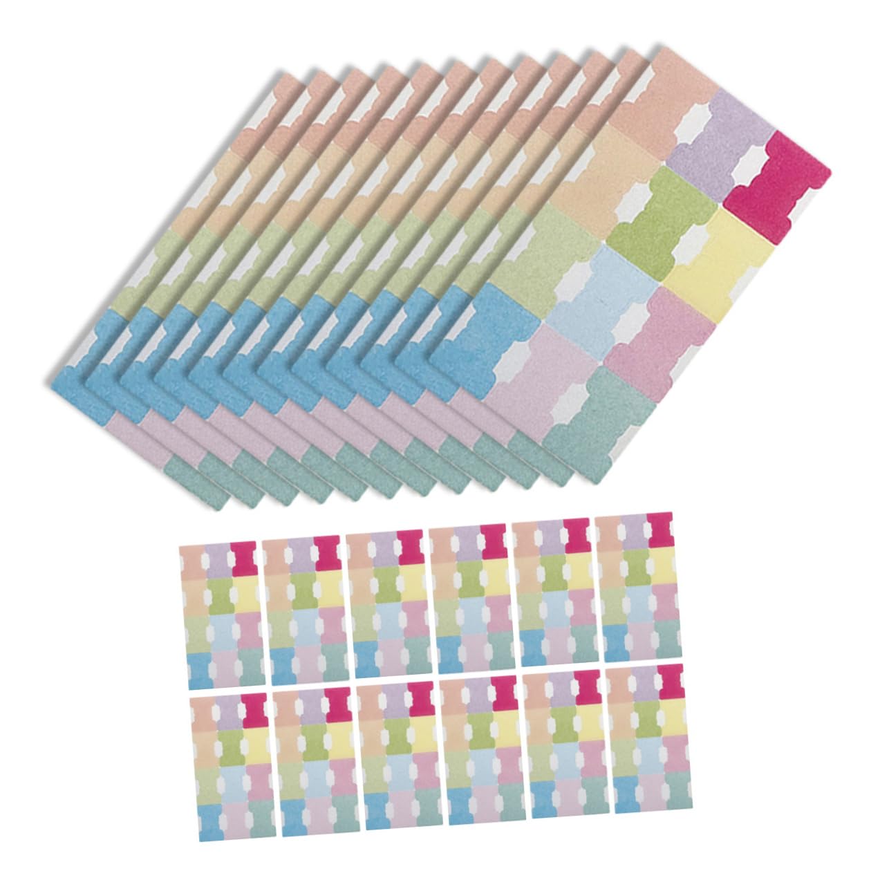 SHINEOFI 5 Set Etichette Indice Linguette Indice Adesive Traslucide Pagine Segnalibro Libro Linguette Segnalibro Adesivo Pagine Segnalibro Raccoglitore Linguette Di Lettura fogli*5