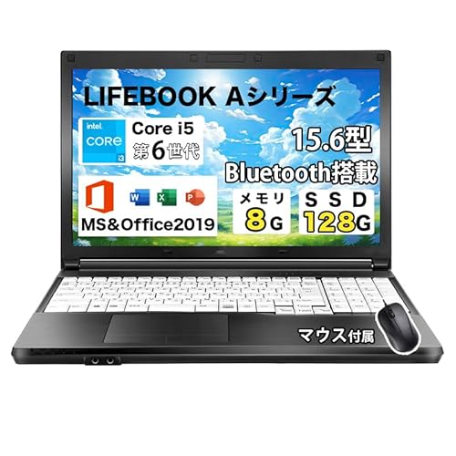 xm m[gp\R LIFEBOOK AV[Y 6 Corei5/Windows11/MS&Office2019/8GB/SSD 128GB/eL[/DVDhCu/15.6C`/m[gPC/Bluetooth/Wi-Fi/H