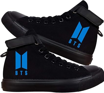bts BTS Black Fashion Hip Hop Canvas 