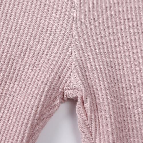 Moonker Kids Girls Baggy Wide Bell-Bottom Pants Lightweight Striped Elastic Waist Flared Trousers Summer Sweet4