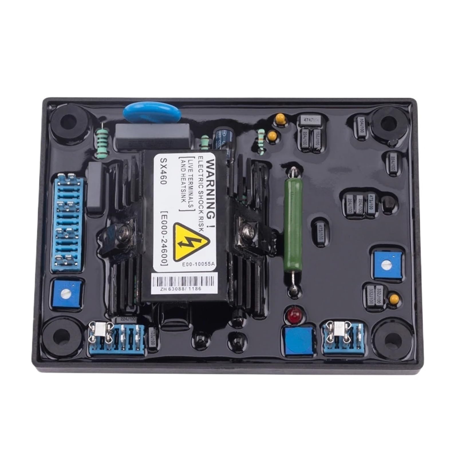 Regulador de Voltaje automático Regulador de Voltaje automático SX460 for Piezas del estabilizador de Potencia del generador(Red Hard Rubber)