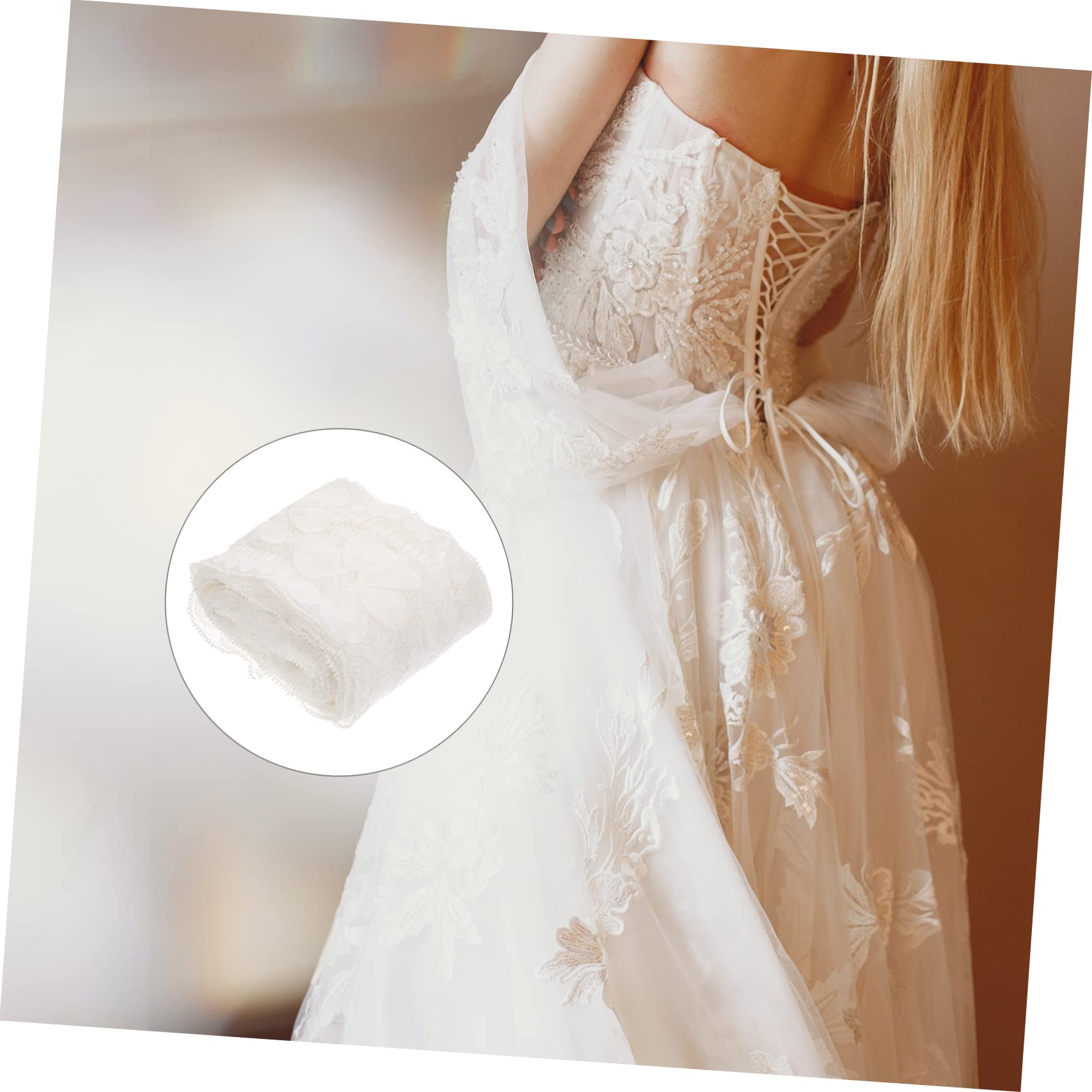 SHINEOFI 5 Piezas Encaje elástico tela la vendimia encaje bordado casamento decoração wedding decoration decoración vestidos delicada tela costura ribete