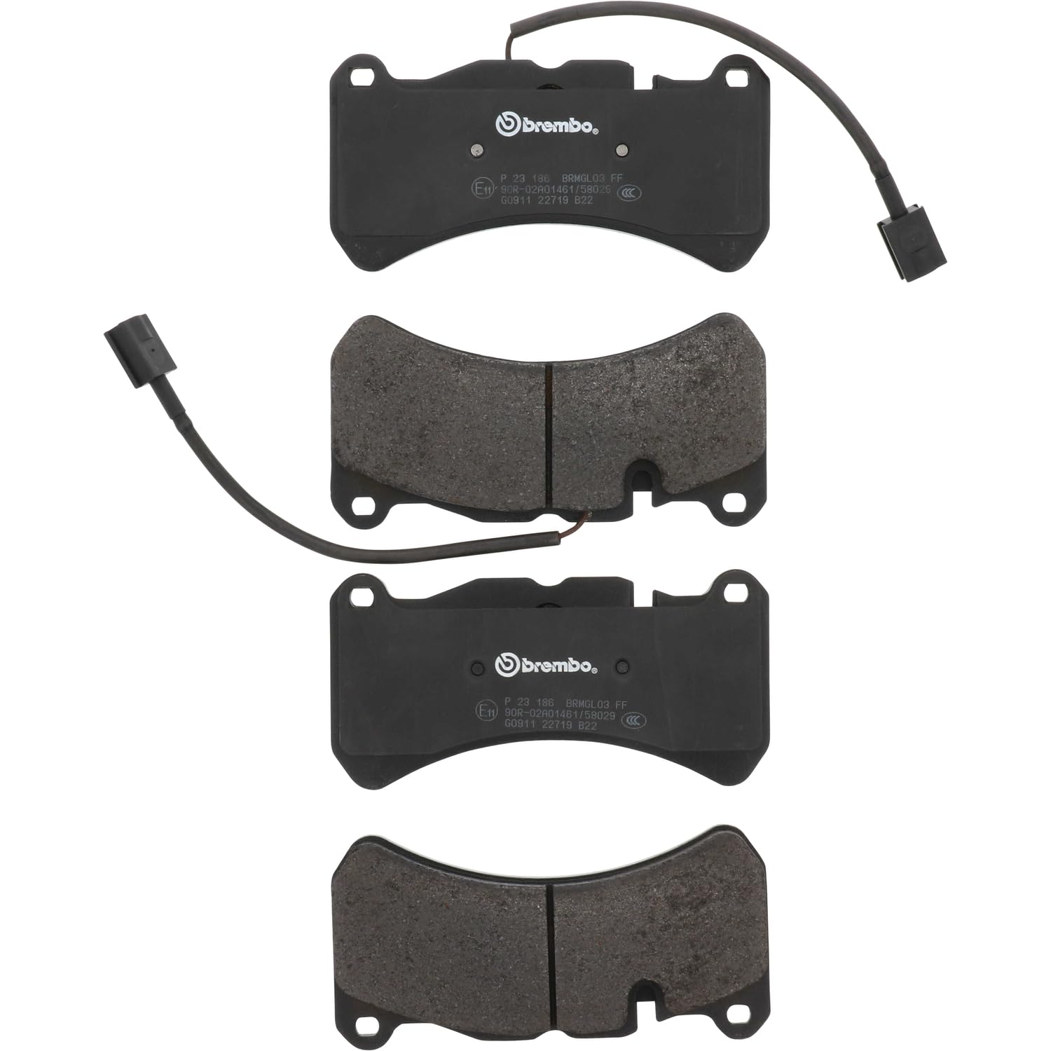 Zestaw Klocków Hamulcowych BREMBO P 23 186 przód
