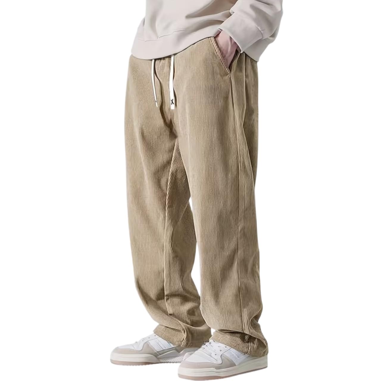 amazon brand - inkast Men Men's Corduroy Casual Trousers Pants-picture-32