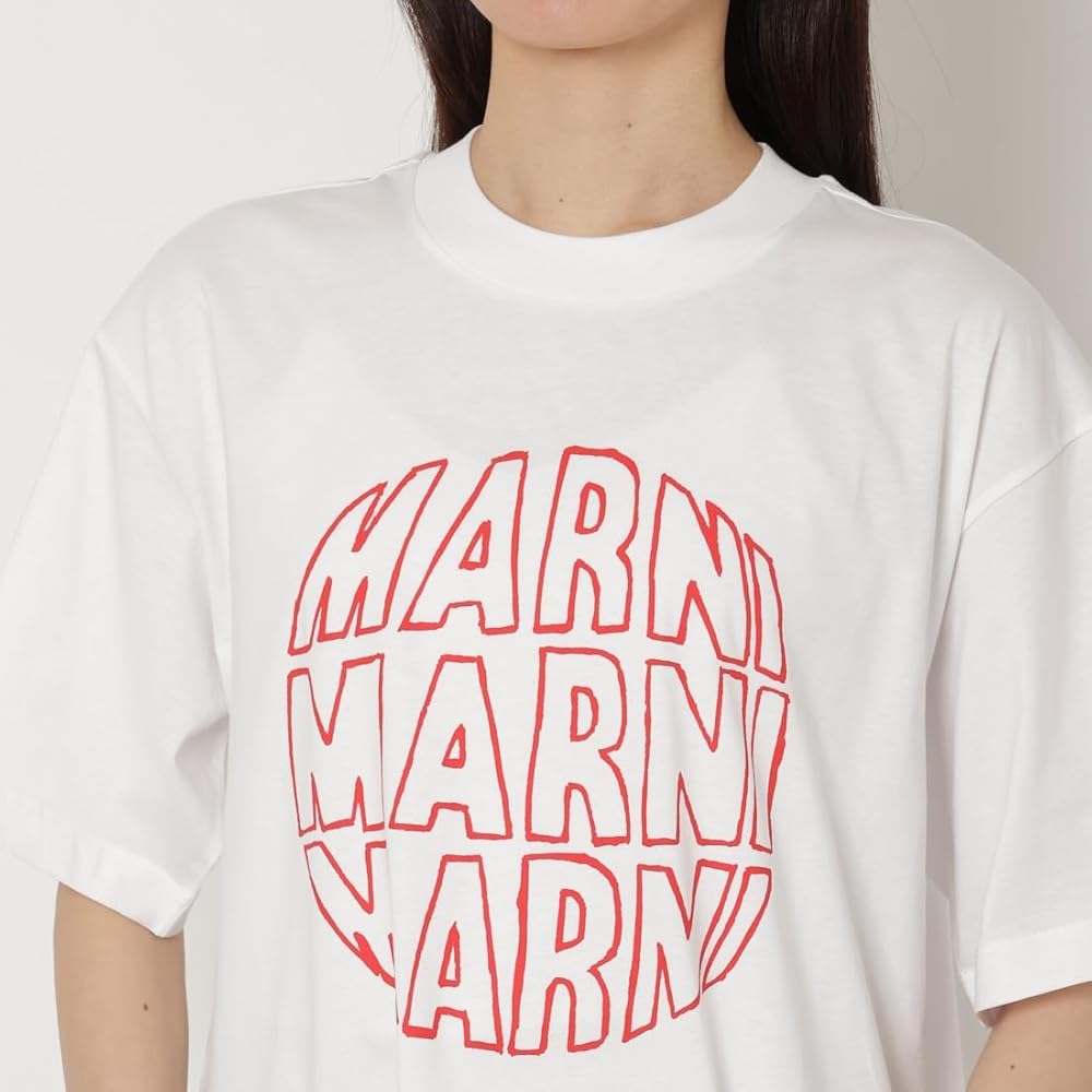 MARNI Tシャツ カットソー THJET49P02 USCV80 マルニ MARNI Tシャツ カットソー ホワイト レディース MARNI