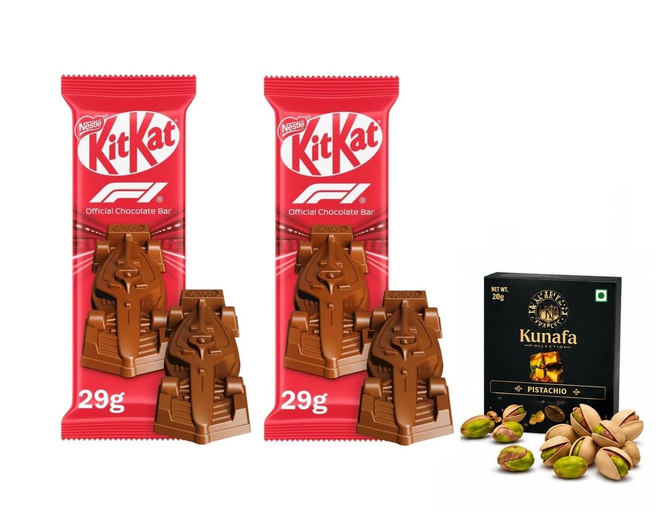KitKats Milk Chocolate Bar, Limited Edition F1 Racing Car Shaped