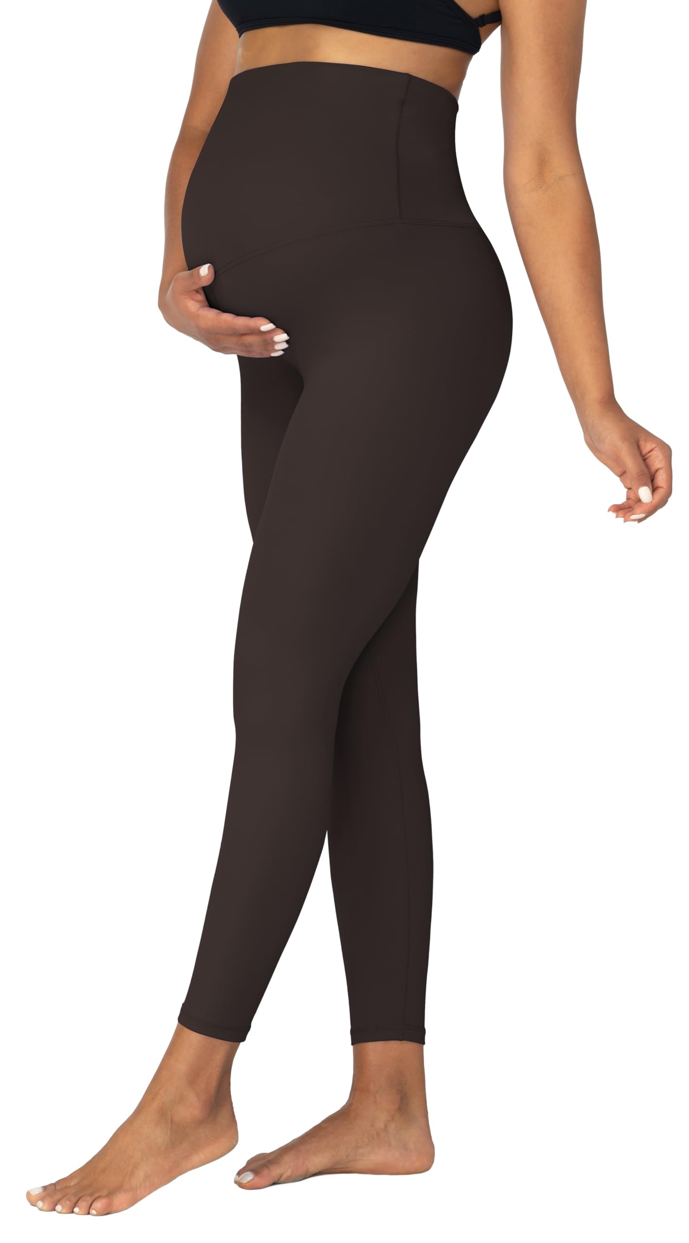 Sunzel Sunzfly - Leggings de maternidad para mujer sobre el vientre, suaves, pantalones de yoga para embarazo, para primavera, verano, entrenamiento, descanso