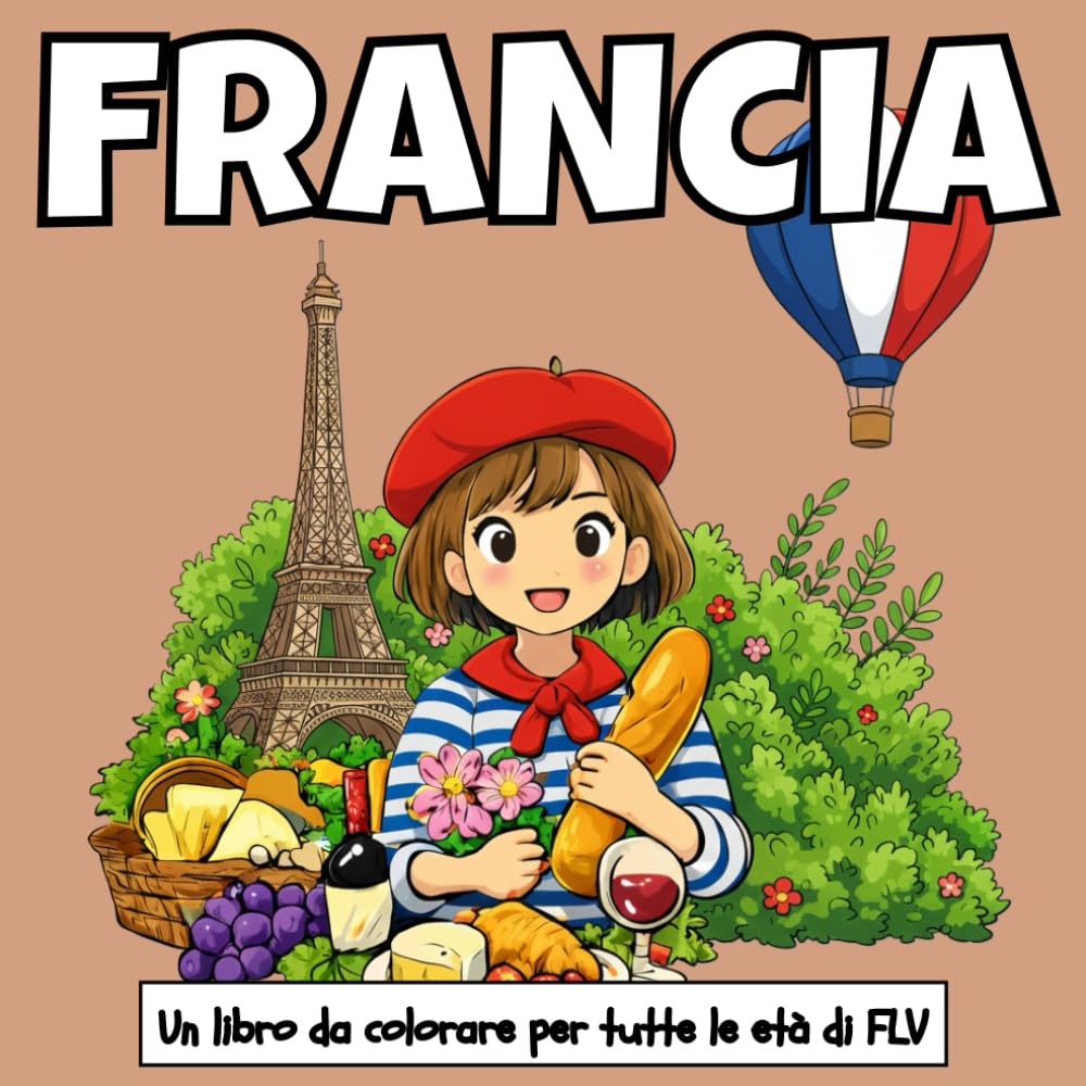 FRANCIA: Un LIBRO DA COLORARE.