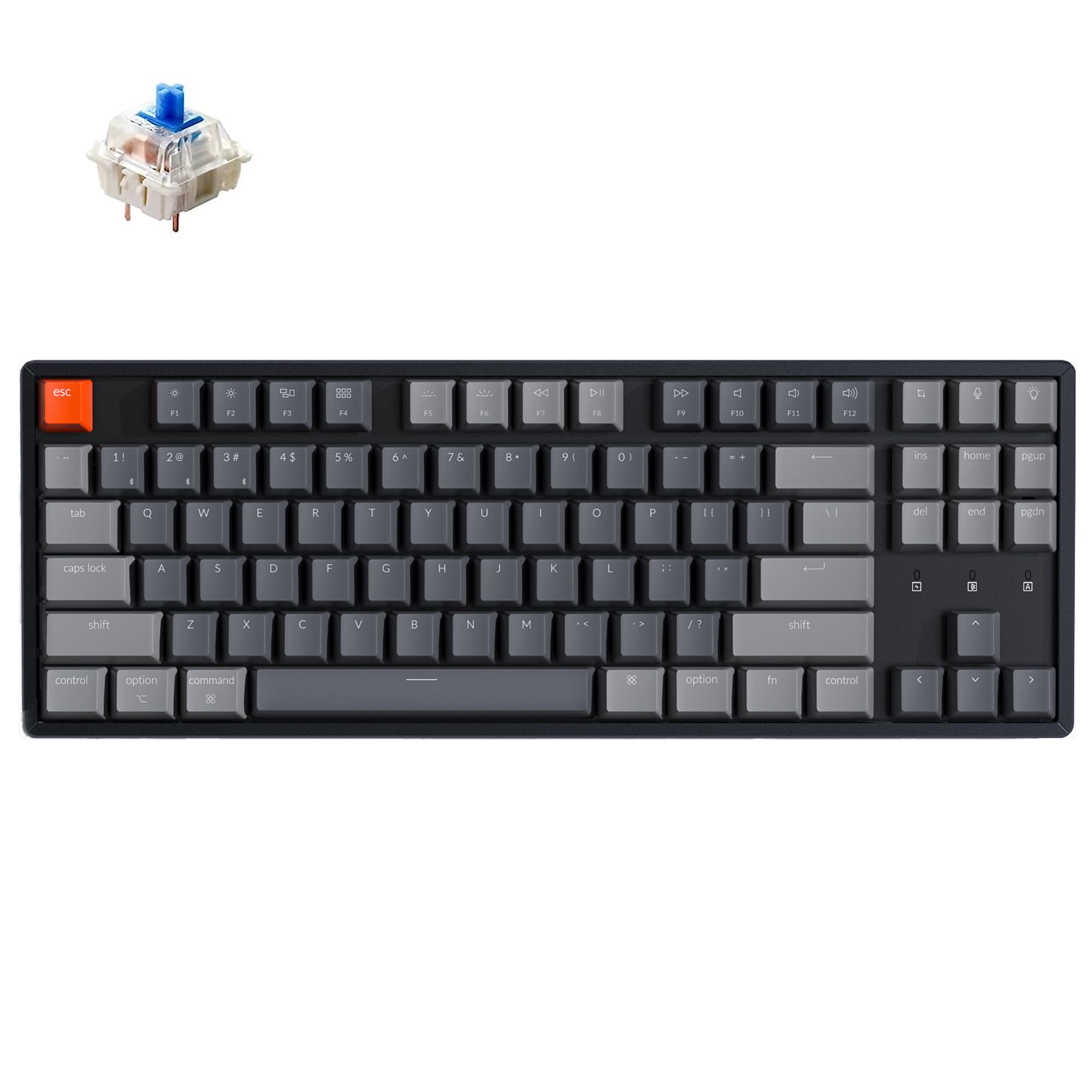 Amazon.com: Keychron K8 87 Keys Wireless Mechanical Keyboard, 80