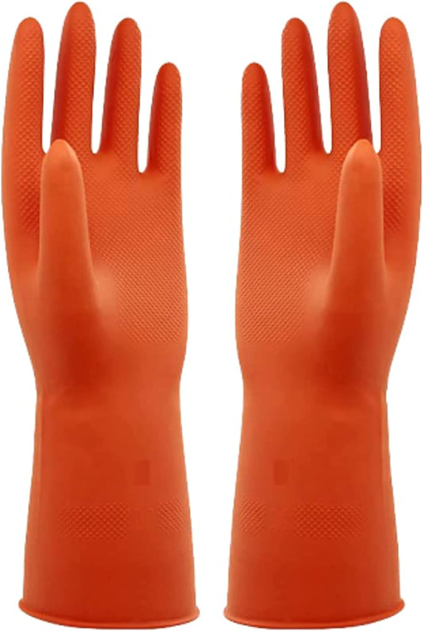 Robustt Heavy Duty Rubber Hand gloves (1 Pair) for Dishwashing, gardening, kitchen cleaning