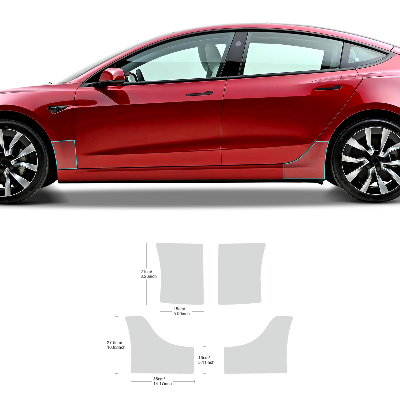 FDAIUN for Tesla Model 3 2017-2024 PPF Precut Car Paint Protective Film Self Healing 8.5mil TPU HD Film Scratch Protector Exterior Accessories