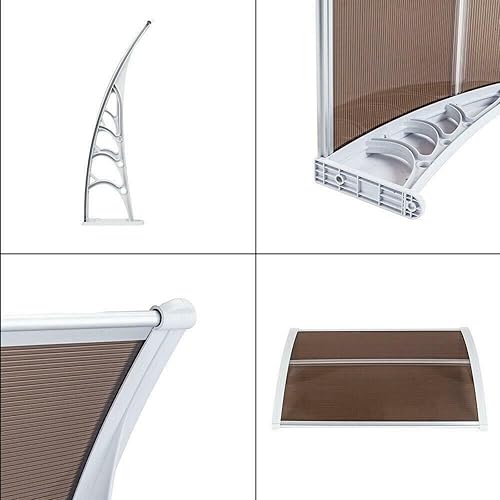 Miniatura 4 de Toldo para ventana de 40 x 30 pulgadas, para puerta delantera, patio, exterior